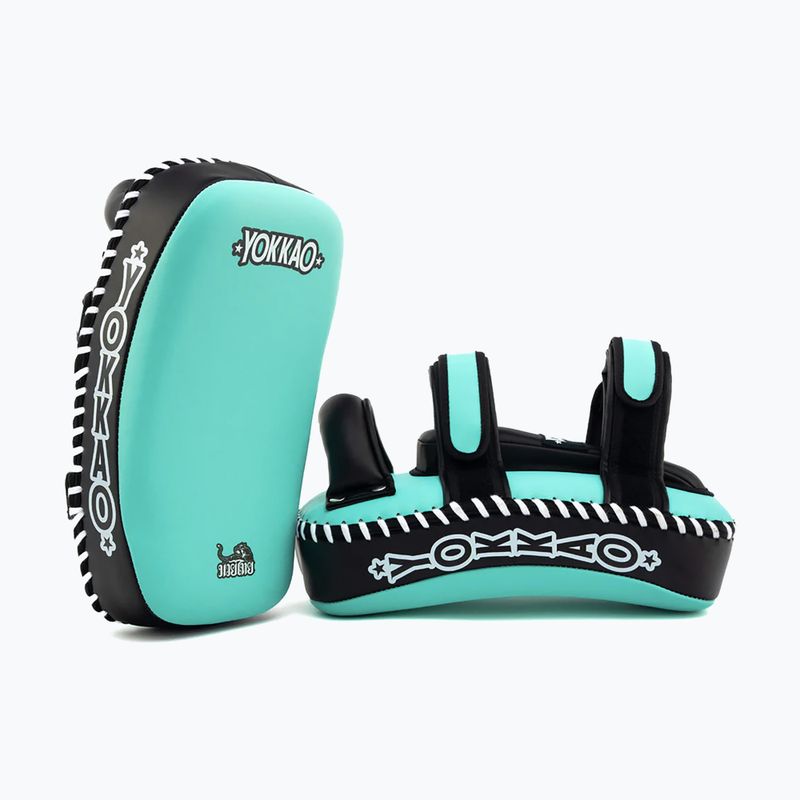 Treniruočių pagalvėlės YOKKAO Freestyle Kicking Pads 2 pcs tiffany/black 4