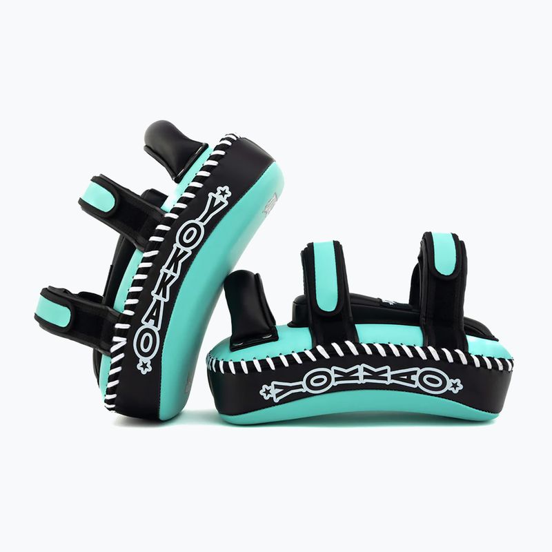 Treniruočių pagalvėlės YOKKAO Freestyle Kicking Pads 2 pcs tiffany/black 5