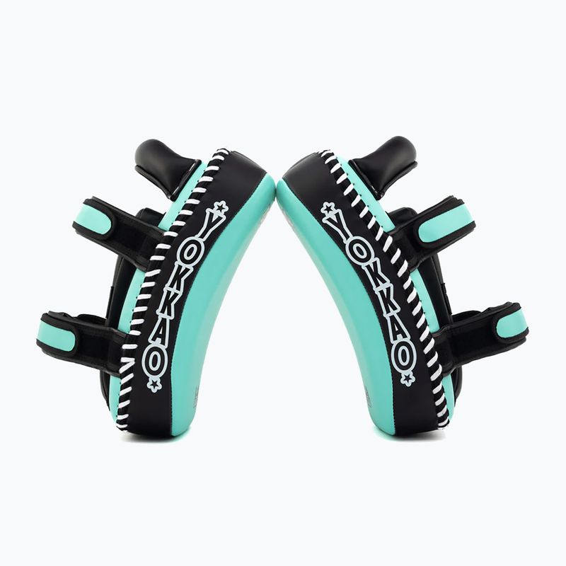 Treniruočių pagalvėlės YOKKAO Freestyle Kicking Pads 2 pcs tiffany/black 6