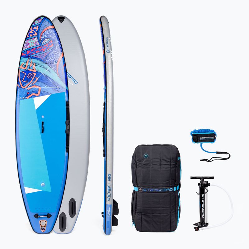 Starboard iGO Tikhine Wave Deluxe SC 10'8" SUP lenta mėlyna 2010220601011