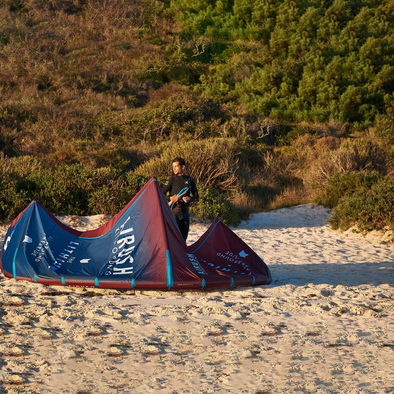 Airush Lithium V13 raudonos/žalsvos spalvos aitvaras jėgos aitvarams 2