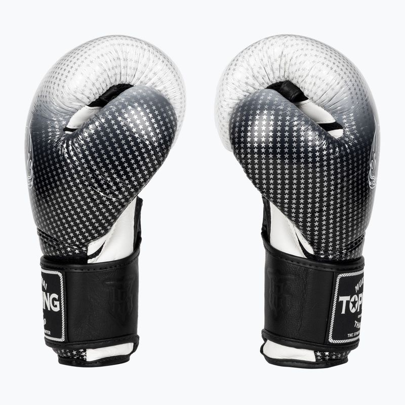 Bokso pirštinės Top King Muay Thai Super Star Air silver 3