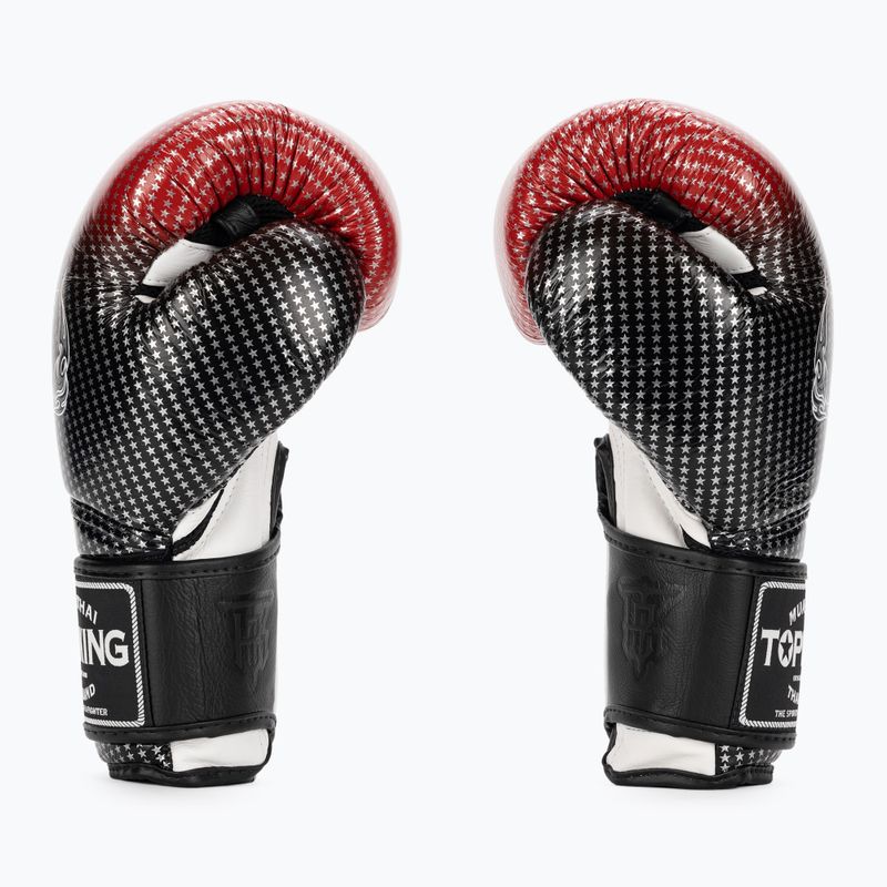 Bokso pirštinės Top King Muay Thai Super Star Air red 3