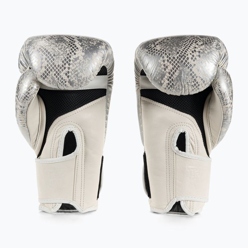 Top King Muay Thai Super Star Snake baltos bokso pirštinės TKBGSS-02A-WH 2