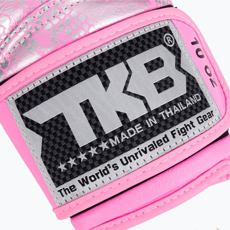 Top King Muay Thai Super Star Air rožinės bokso pirštinės TKBGSS 6