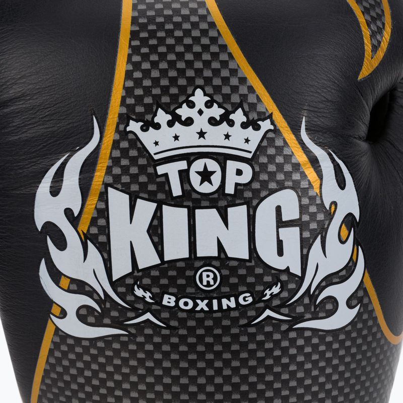 Top King Muay Thai Empower bokso pirštinės juodos TKBGEM 5