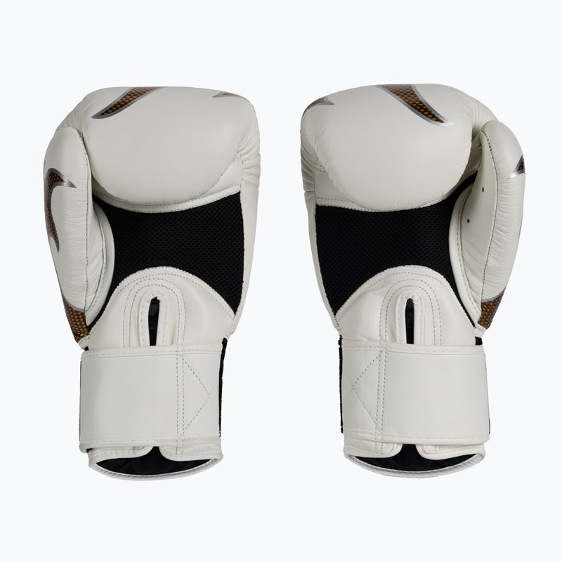 Top King Muay Thai Empower baltos bokso pirštinės TKBGEM-01A-WH 3