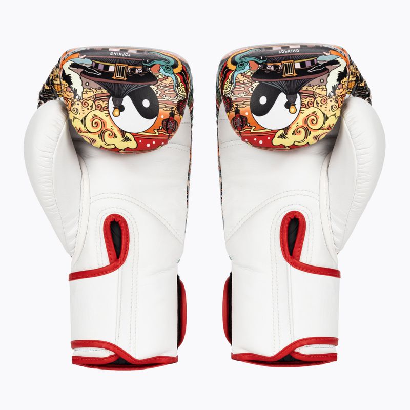 Bokso pirštinės Top King Boxing Culture white/red TKBGCT-SL-1C1 3