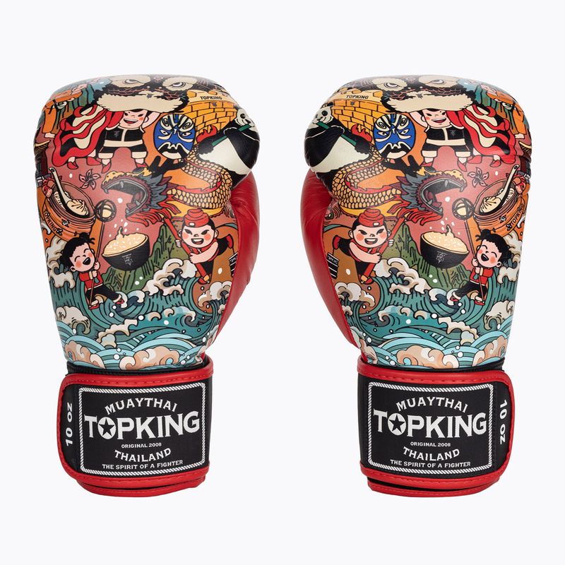 Bokso pirštinės Top King Boxing Culture black/red TKBGCT-SL-2C3 2