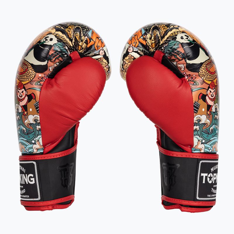 Bokso pirštinės Top King Boxing Culture black/red TKBGCT-SL-2C3 4