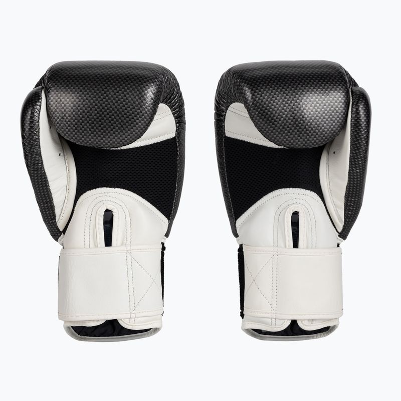 Top King Muay Thai Empower Air baltos ir sidabrinės bokso pirštinės TKBGEM-02A-WH 3