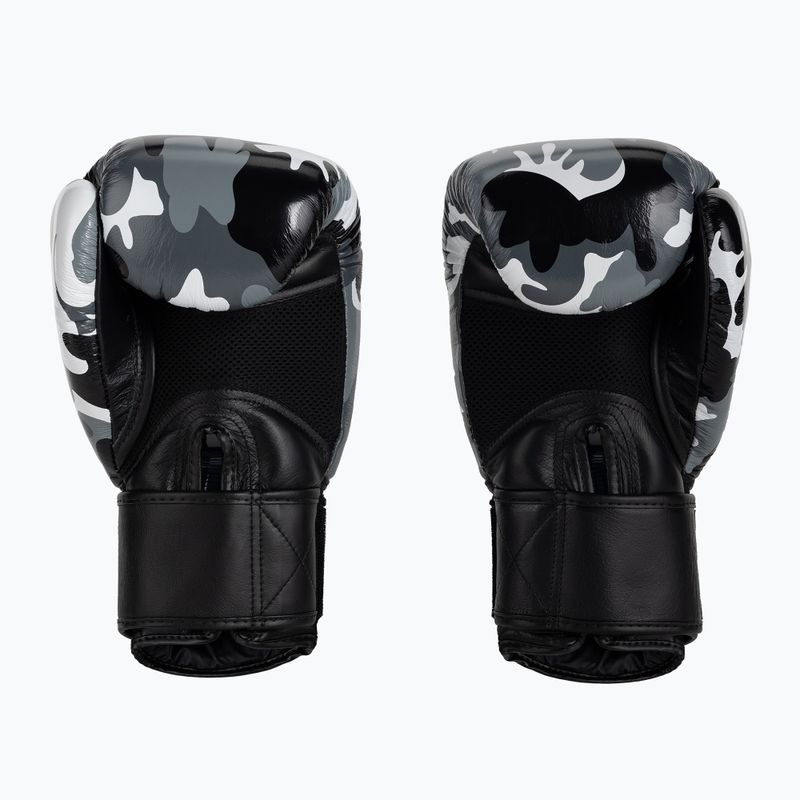 Top King Muay Thai Empower pilkos bokso pirštinės TKBGEM-03A-GY 3