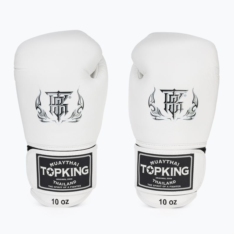 Top King Muay Thai Ultimate bokso pirštinės baltos TKBGUV-WH 2