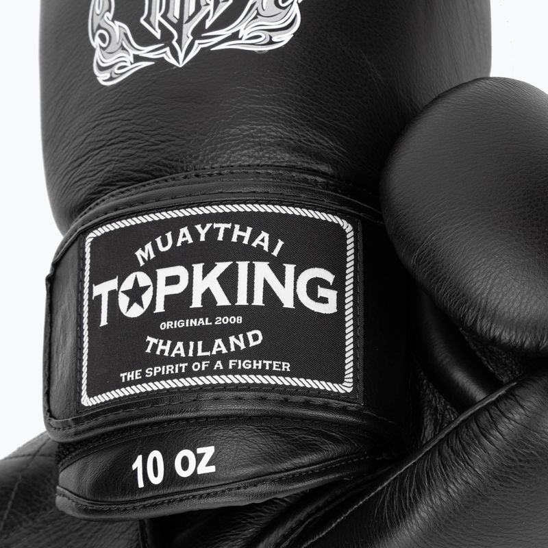 Bokso pirštinės Top King Muay Thai Ultimate black 4