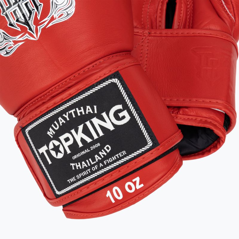 Bokso pirštinės Top King Muay Thai Ultimate red 4