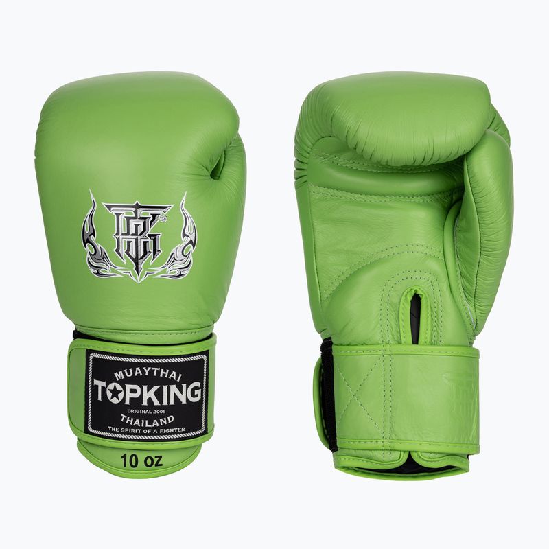 Bokso pirštinės Top King Muay Thai Ultimate green 3