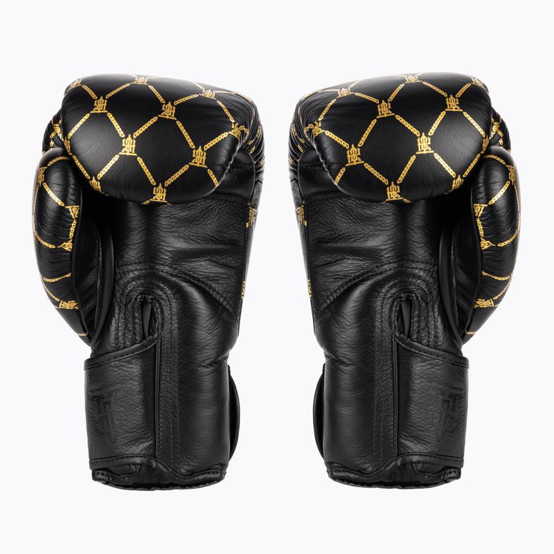 Bokso pirštinės Top King Boxing Chain black/gold 2