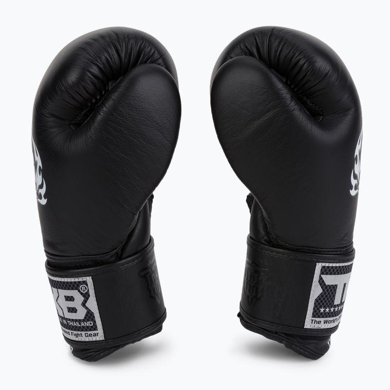 Top King Muay Thai Ultimate Air bokso pirštinės juodos TKBGAV 4