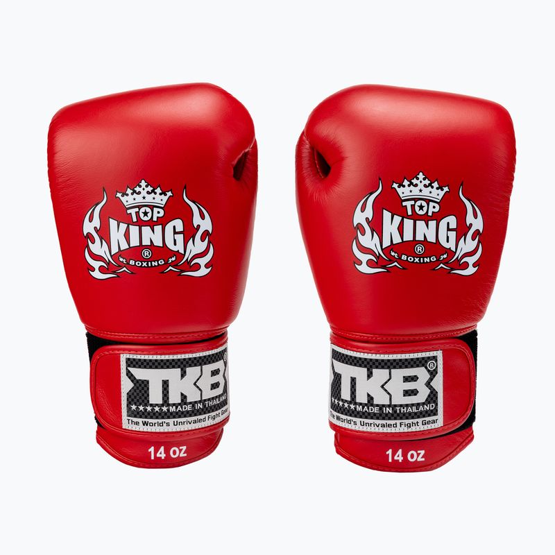 Top King Muay Thai Ultimate Air bokso pirštinės raudonos TKBGAV-RD 2