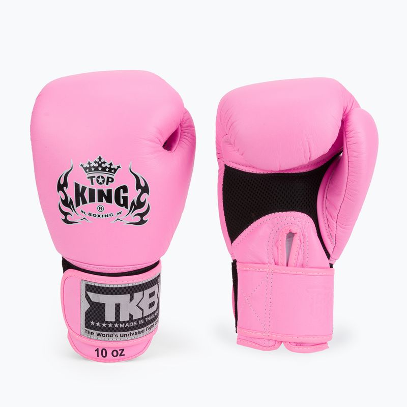 Top King Muay Thai Ultimate Air rožinės bokso pirštinės TKBGAV 3