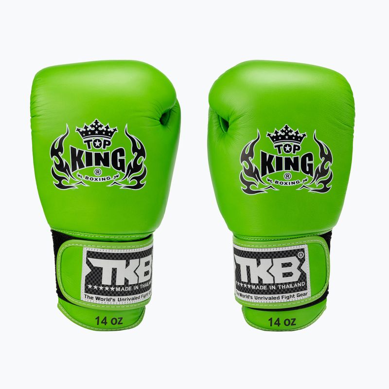 Top King Muay Thai Ultimate Air žalios bokso pirštinės TKBGAV-GN 2