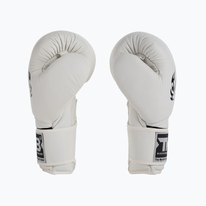 Top King Muay Thai Super White bokso pirštinės TKBGSV-WH 4