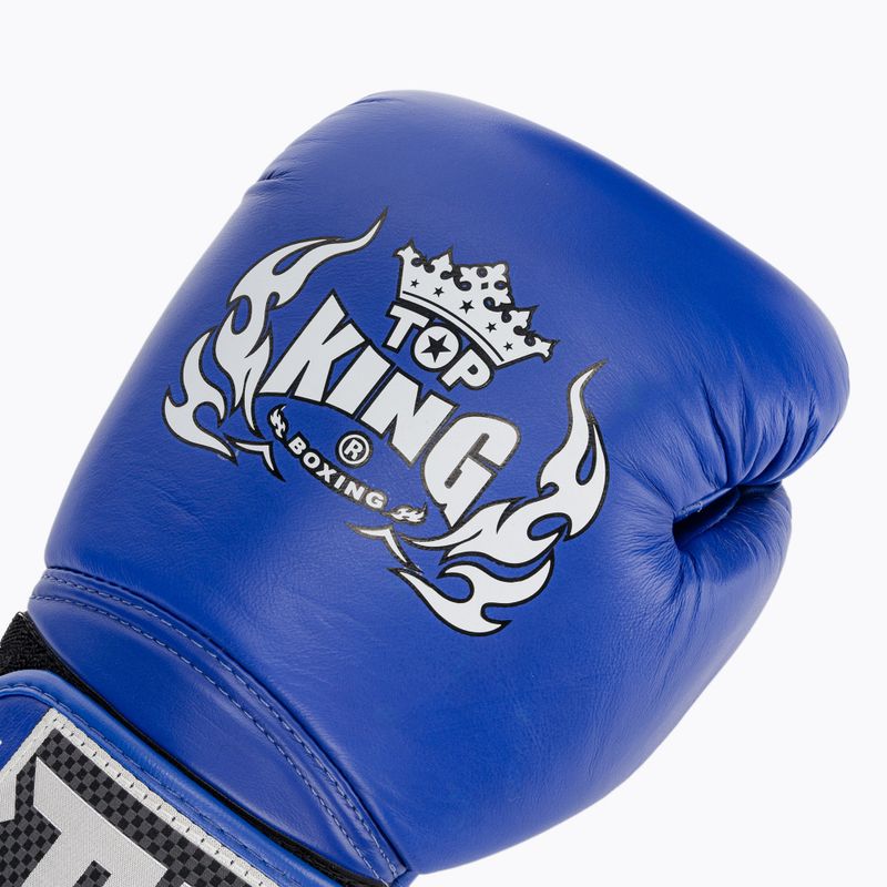 Bokso pirštinės Top King Muay Thai Super blue 5