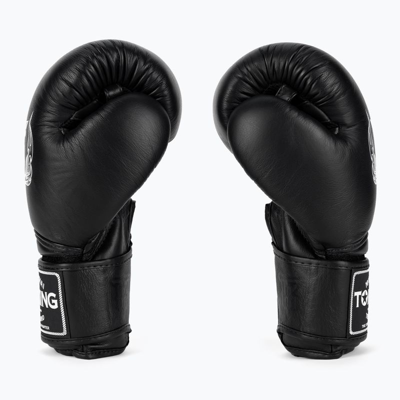 "Top King Muay Thai Super Air" bokso pirštinės juodos spalvos 4