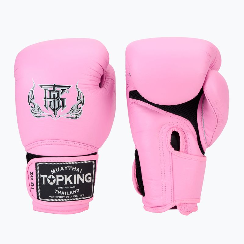 Top King Muay Thai Super Air rožinės bokso pirštinės TKBGSA-PK 2
