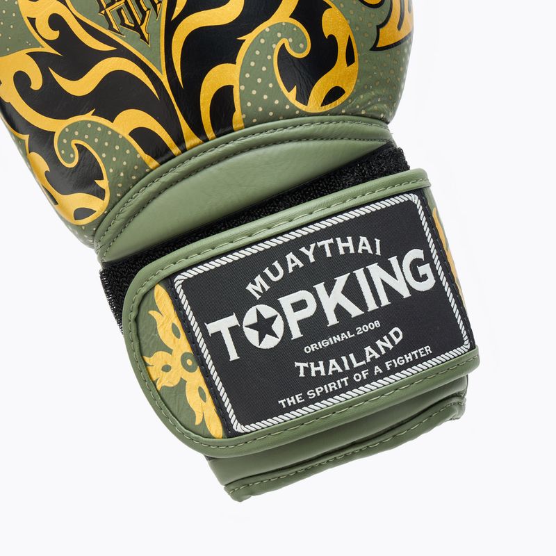 Bokso pirštinės Top King Boxing Kanok khaki 6