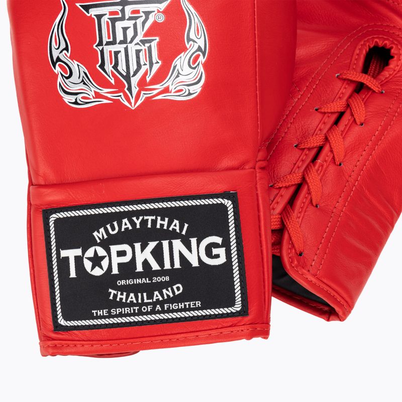 Bokso pirštinės Top King Boxing Competition red 4
