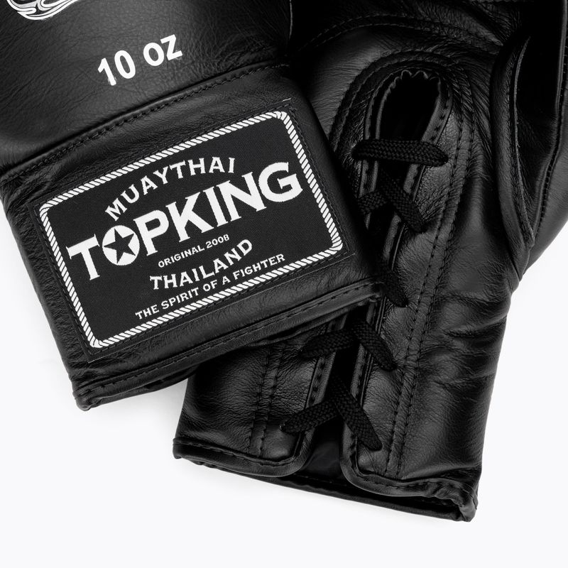 Bokso pirštinės Top King Muay Thai Pro black 5