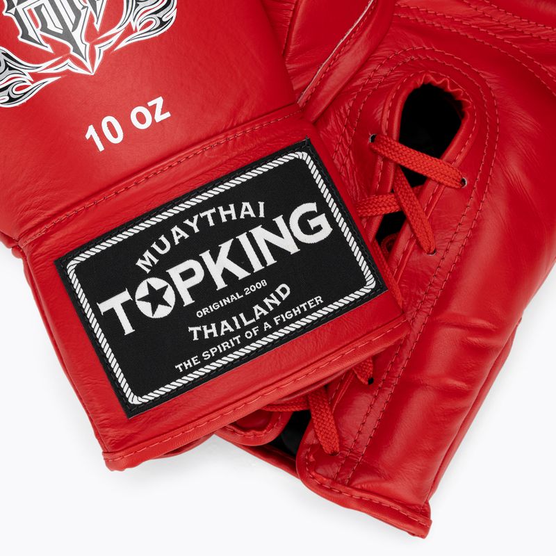 Bokso pirštinės Top King Muay Thai Pro red 5