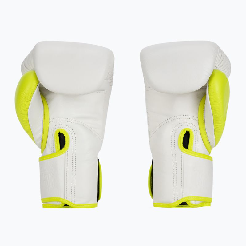 Bokso pirštinės Top King Boxing Reborn white/yellow 2