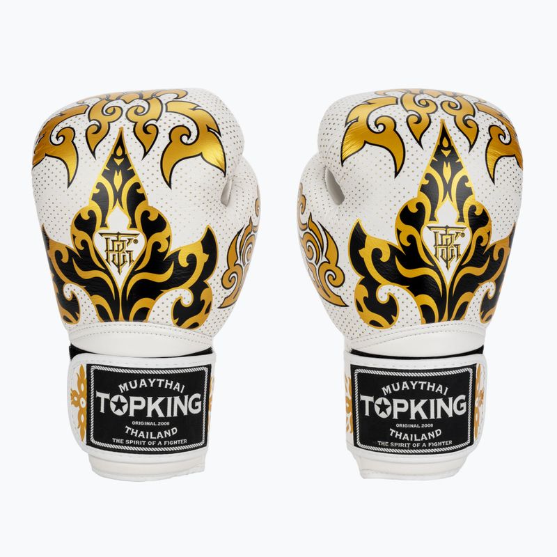 Bokso pirštinės Top King Boxing Kanok white