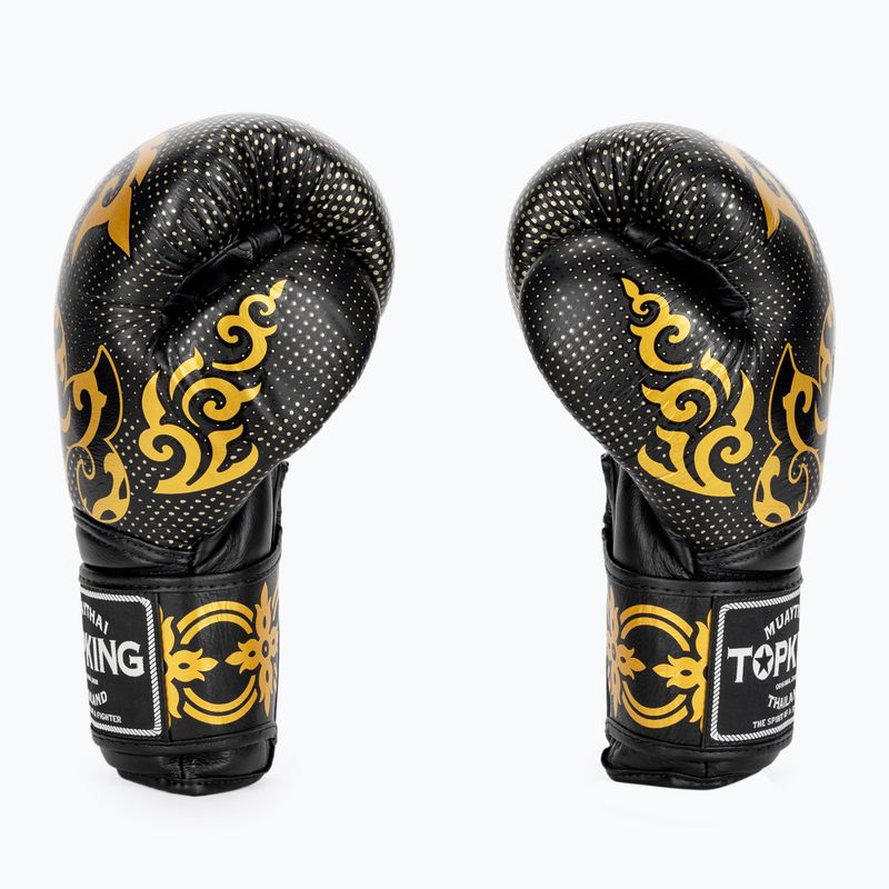 Bokso pirštinės Top King Boxing Kanok black 3