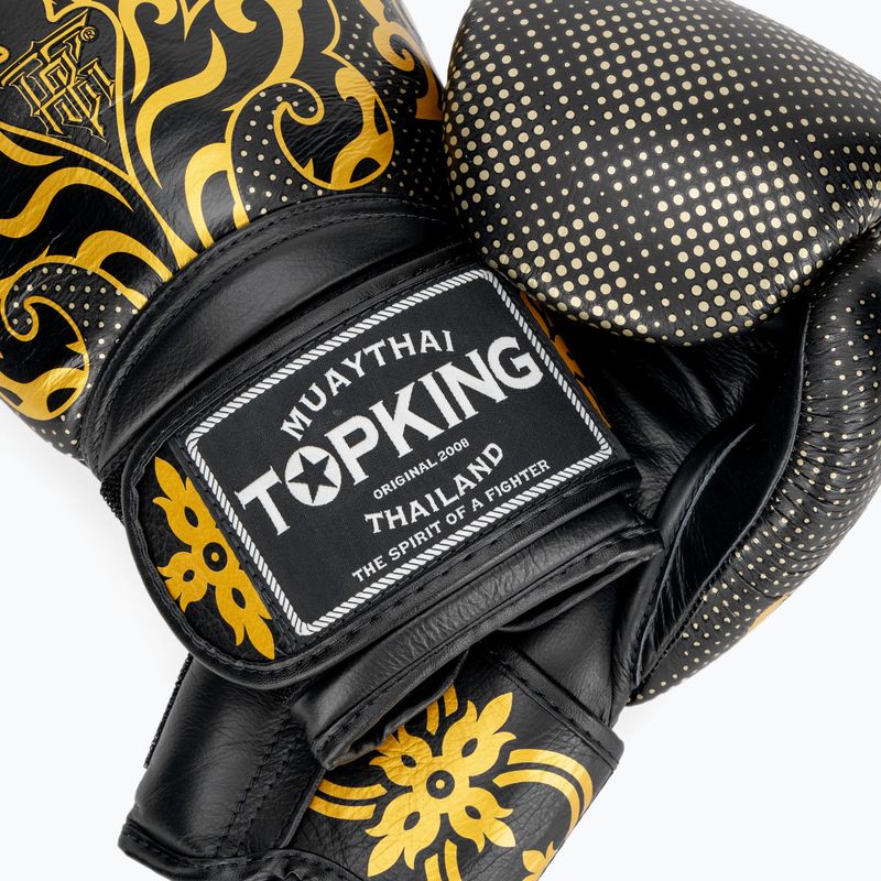 Bokso pirštinės Top King Boxing Kanok black 4
