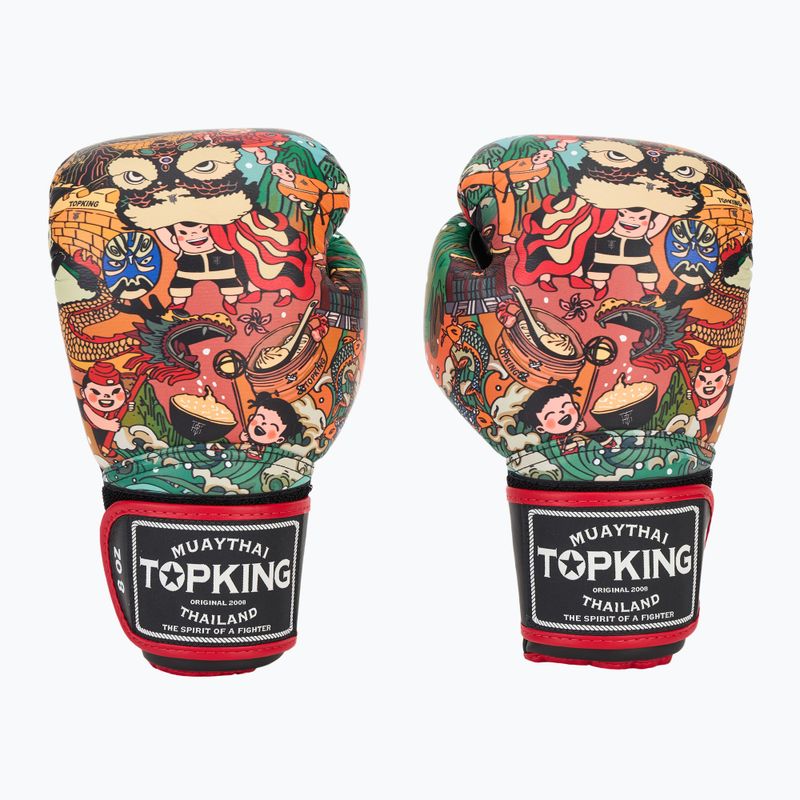 Bokso pirštinės Top King Boxing Culture black 2