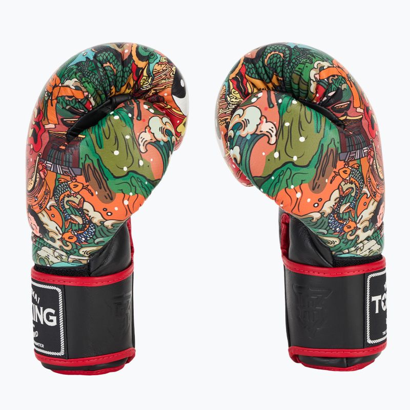 Bokso pirštinės Top King Boxing Culture black 4