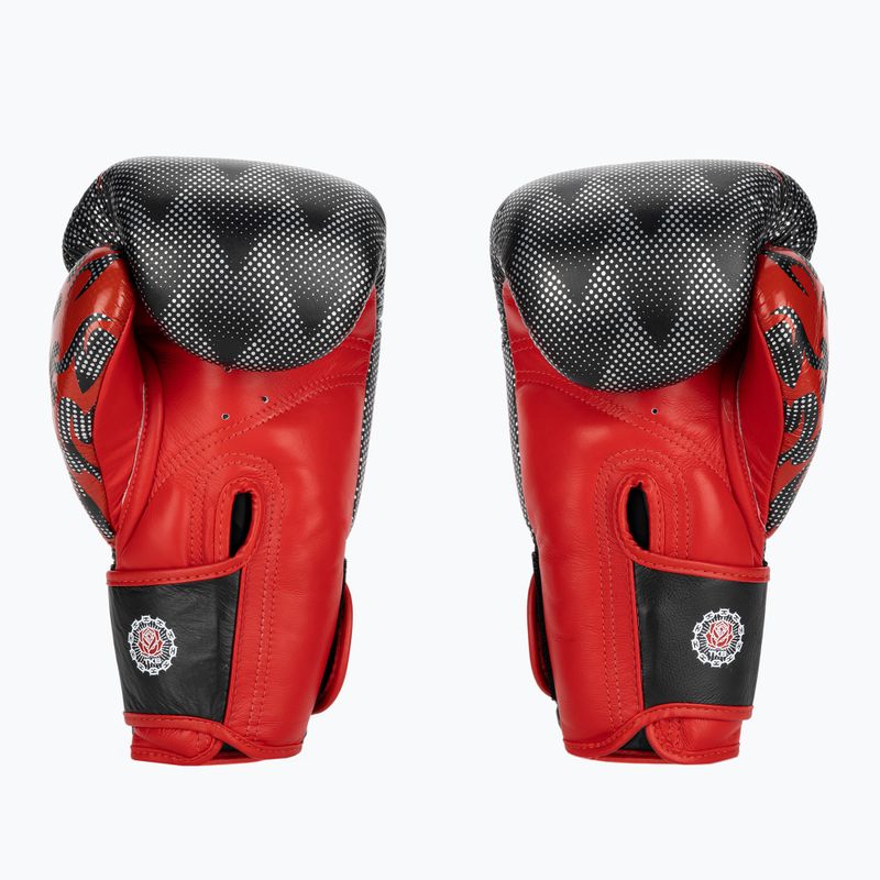 Bokso pirštinės Top King Boxing Dragon red/black 2