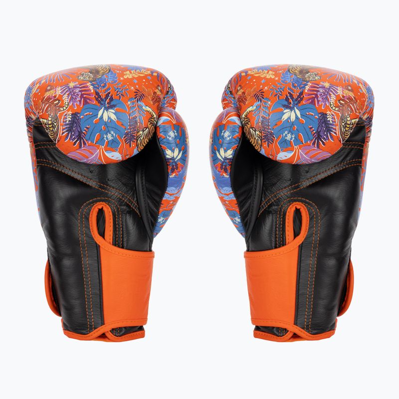 Bokso pirštinės Top King Boxing Wild Tiger black/orange 2