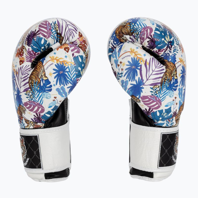 Bokso pirštinės Top King Boxing Wild Tiger black/white 3