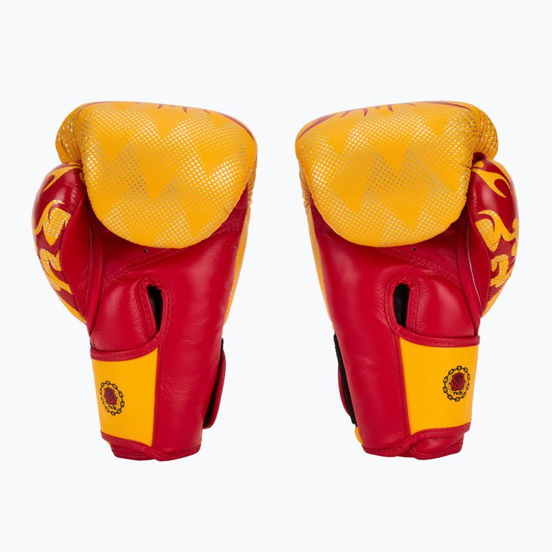 Bokso pirštinės Top King Boxing Dragon yellow 3