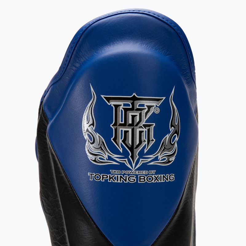 Blauzdų ir pėdų apsaugos Top King Shin Guards Blend black/blue 3
