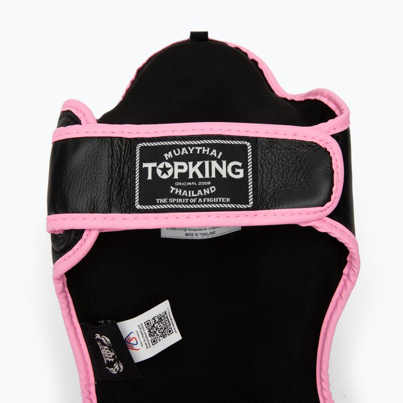 Blauzdų ir pėdų apsaugos Top King Shin Guards Blend black/pink 4