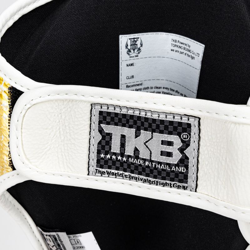 Top King Super Star blauzdikaulio protektoriai balti TKSGSS 3