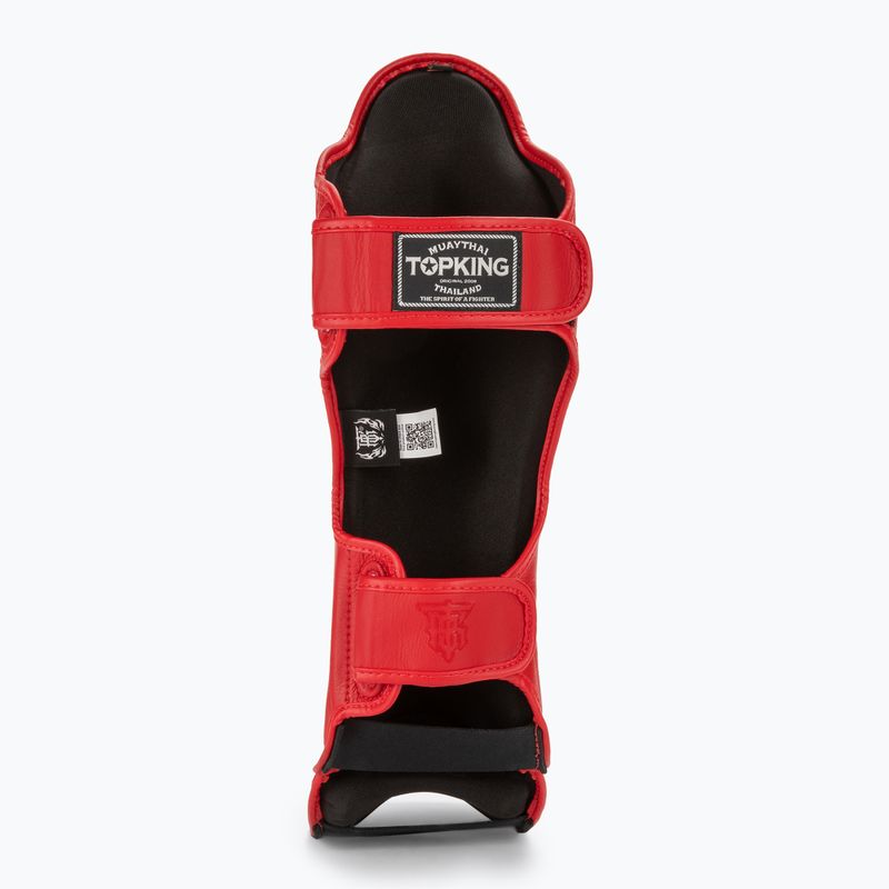 Blauzdų ir pėdų apsaugos Top King Pro Semi Leather red 4
