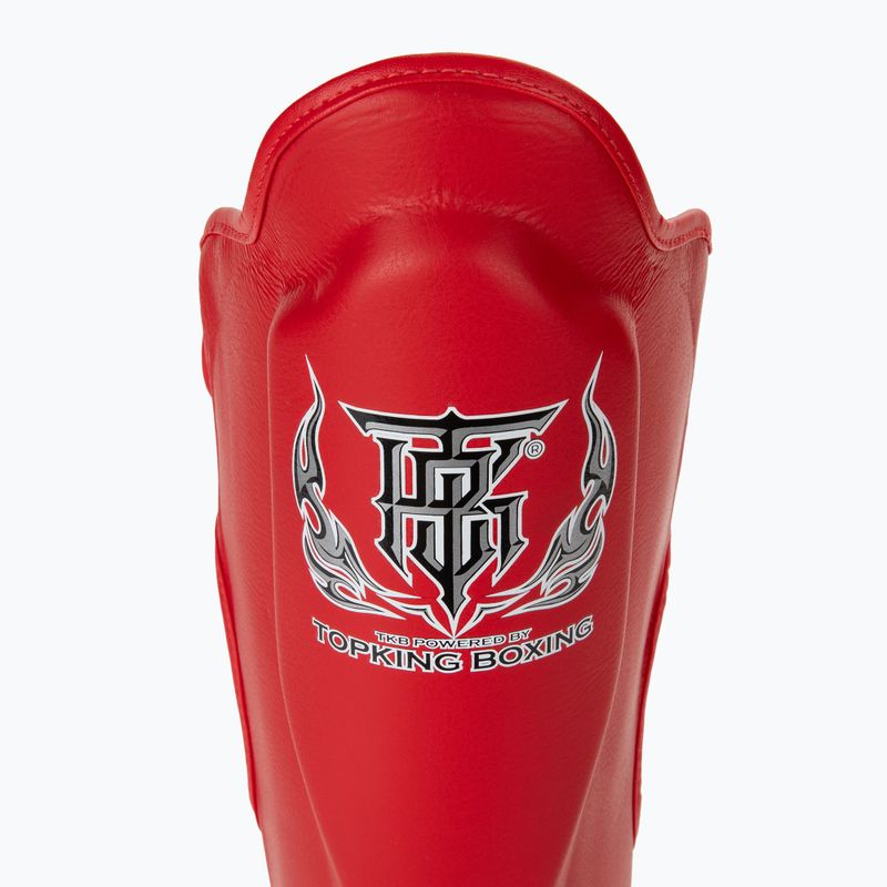 Blauzdų ir pėdų apsaugos Top King Pro Semi Leather red 5