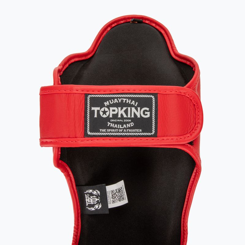 Blauzdų ir pėdų apsaugos Top King Pro Semi Leather red 6