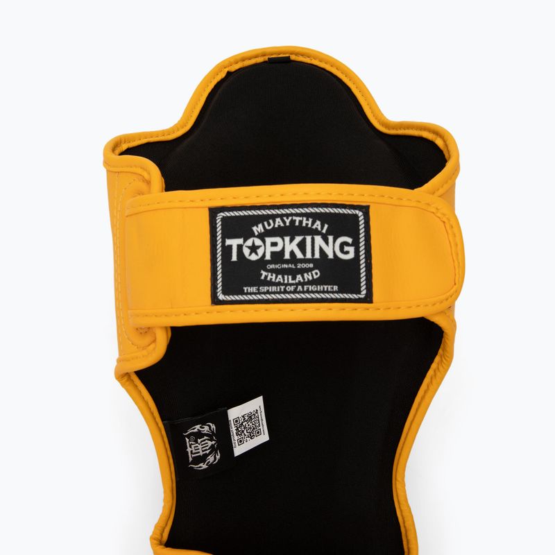 Blauzdų ir pėdų apsaugos Top King Pro Semi Leather yellow 4